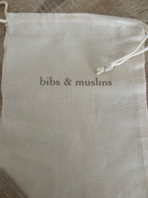 Cotton Essentials bag, Neutral drawstring storage for everyday, personalised to your lifestyle BySparkes